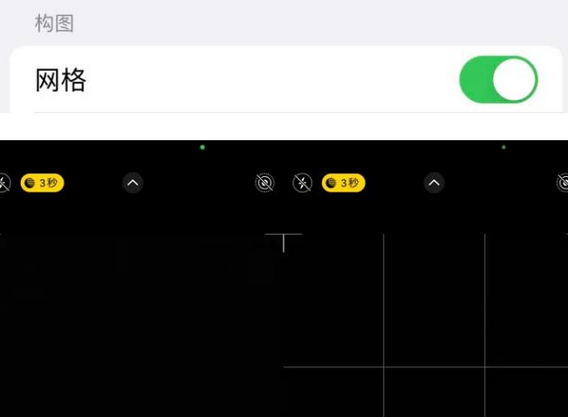 浙江苹果手机维修网点分享iPhone如何开启九宫格构图功能