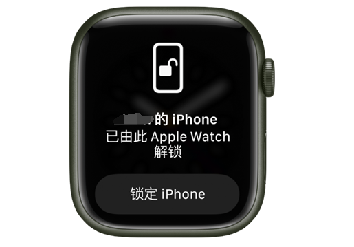 浙江苹果手机维修分享用 AppleWatch 解锁配备面容 ID 的 iPhone方法 