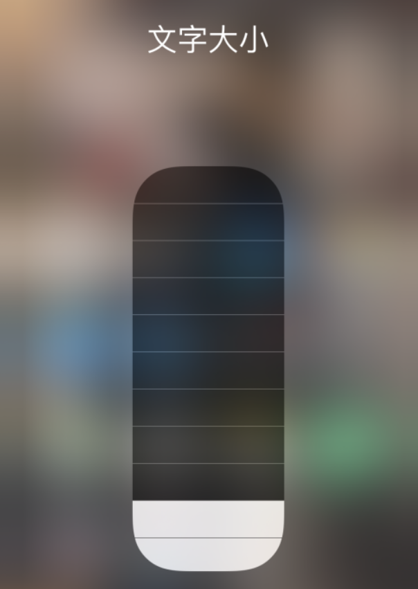 浙江苹果手机维修分享小技巧：在 iPhone 控制中心快速调节字体大小 